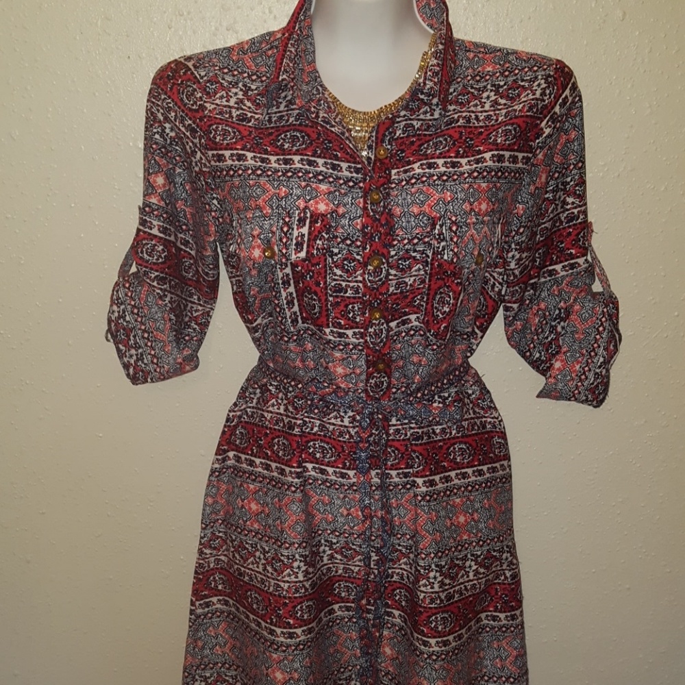 Patterned Dress - Picture 6 of 8